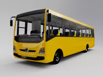 Bharath Benz Bus 3D model