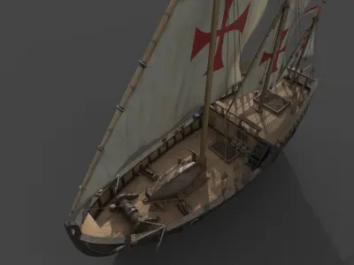 Nina Caravel 3D model