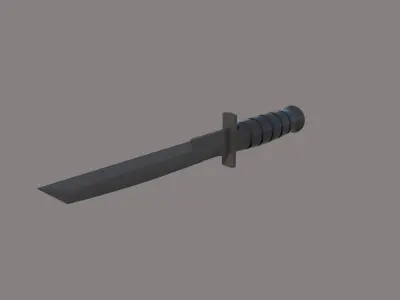 Intario ICK-Tanto-P1 Low-poly 3D model