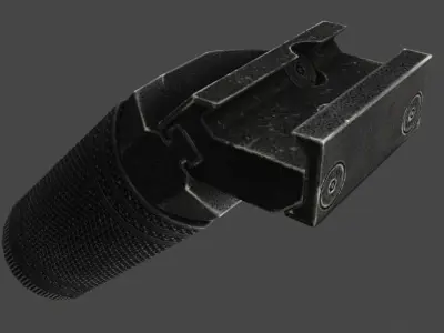 Zenit RK-1 tactical front grip 3D model