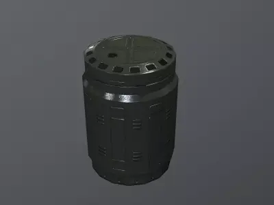 Sci-Fi Asset Low-poly 3D model