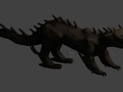 DRAGON 01 Low-poly 3D model
