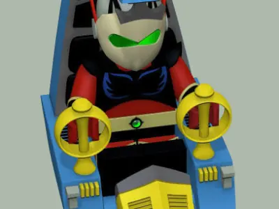 Duke Fleed Cockpit Lego Actarus Grendizer Goldorak Goldrake 3D model
