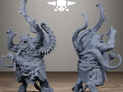 Corrupted Guard Possessed Demon 3D print model