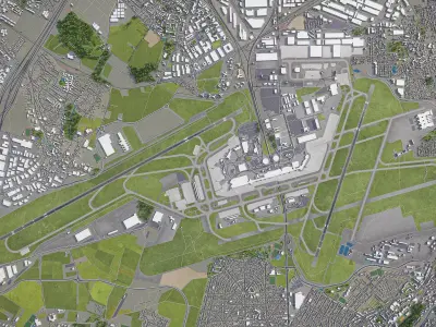 Paris Orly Airport - ORY 3D model
