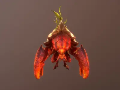 Pebble 3D Animations Low-poly 3D model