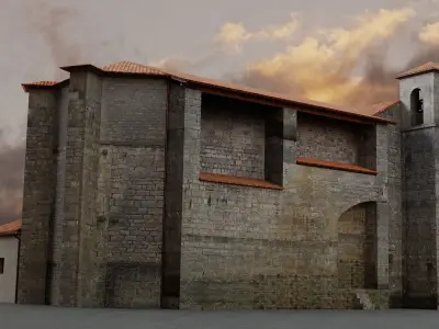 Larraul Church 3D model