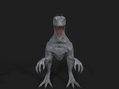 Dinosaurs Velociraptor Hybrid 3D model 3D model