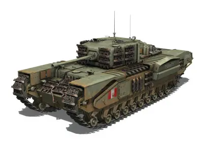 Churchill MK IV - T68457 3D model