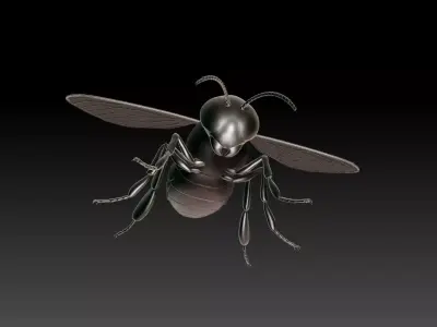 honey bee Free 3D print model