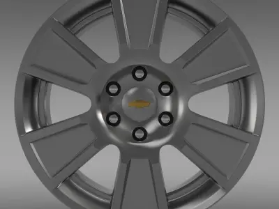 Chevrolet Silverado RegularCab 2007 rim 3D model