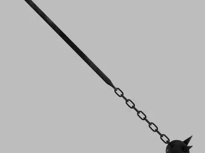 English flail mace 3D model