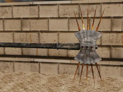 The Spike-Axe axe with spikes 3D model