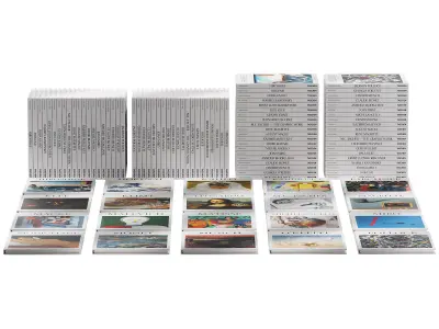 050 Decorative books set 09 Basic Art Series PART 04 3D model