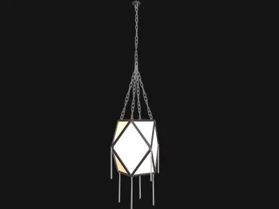 chinese style hanging light model 2 Free 3D model