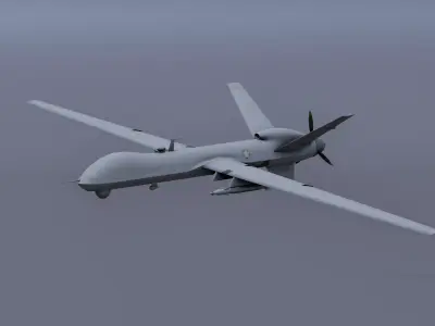 MQ 9 - Reaper Drone  Low-poly 3D model