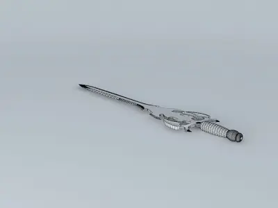 Fantasy Sword Free 3D model