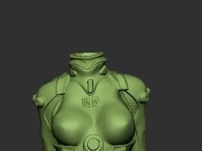 rei bust 3D print model