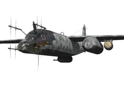 Arado Ar234 B2N Nachtigall 3D model