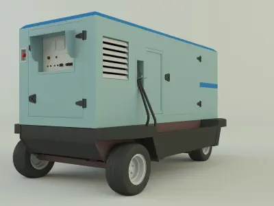 generator trailer 3D model