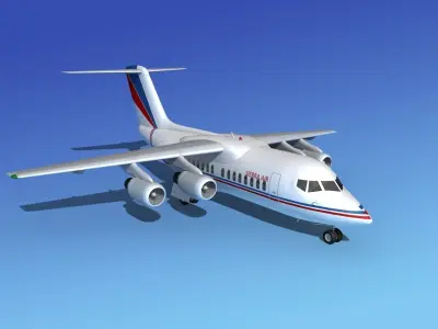 BAe 146-100 Sierra Air 3D model