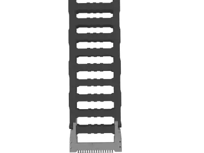 E chain Low-poly 3D model