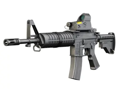 Colt M4A1 Commando MARS 3D model