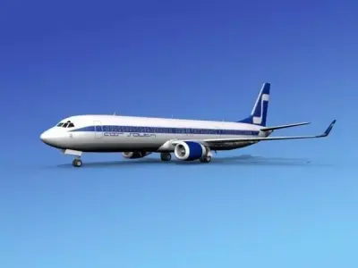 Boeing 737-900ER Air South 3D model
