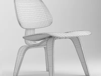 Eames Lounge Armchair Free 3D model