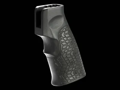 Daniel Defense Pistol Grip Without Trigger Guard Low-poly 3D model