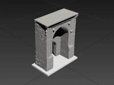 Historical Gate- Building Structure- 3d printer 3D print model