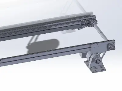 Speed-fold conveyor chains 3D model