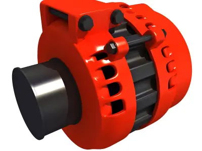 3D Alternator 22 3D model