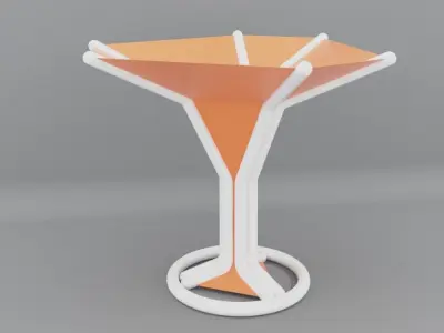 Rubber Tree Low-poly 3D model