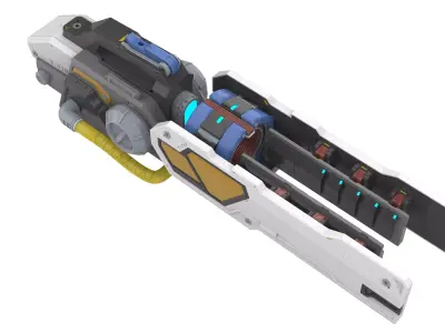 Winston Tesla Cannon - Overwatch - Printable - STL - Commercial 3D print model