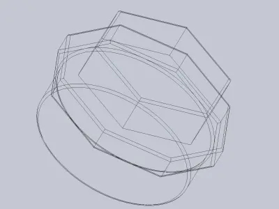 A5M4 Propeller hub 3D print model