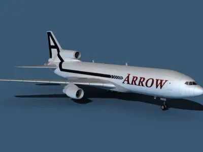 Lockheed L-1011-50 Arrow 3D model