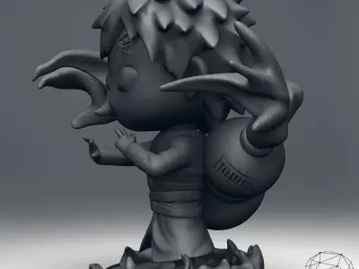 Gaara Figure 3D print model