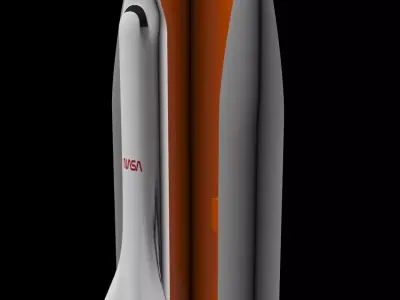 rockets space shuttle Free 3D model