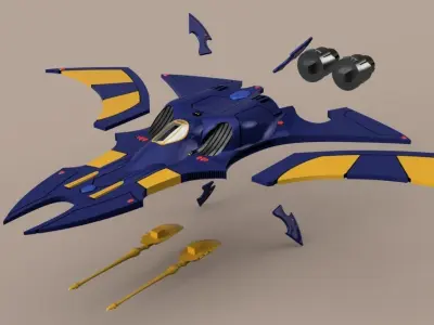 eldar nightwing 3D print model