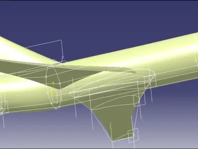 Basic Aircraft Model for Beginners 3D model