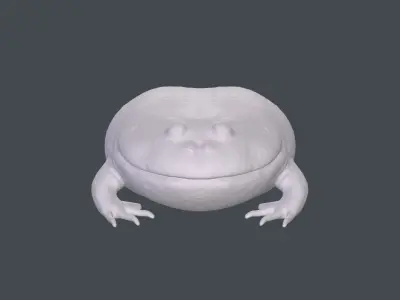 Toad Budgetts frog Free 3D model