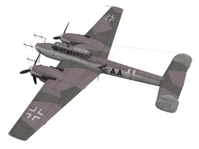 Messerschmitt Bf110 G4 3D model