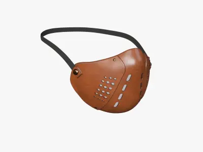 Leather Mask 3D model