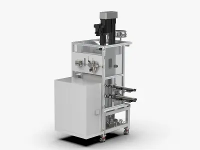 Automatic Worm Pressing Machine 3D model