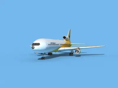 Lockheed L-1011 Northeast 3D model