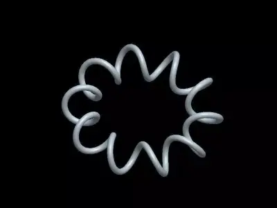 Welded helical spring Free 3D model