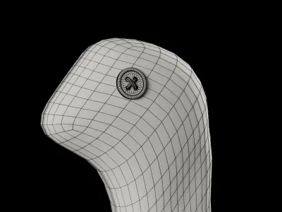 Nessie Plush Toy Low-poly 3D model