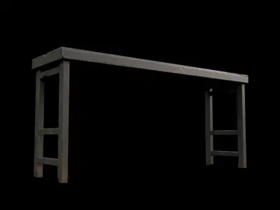 Old Table Free 3D model