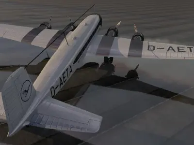 Focke-Wulf Fw-200A Airliner 3D model